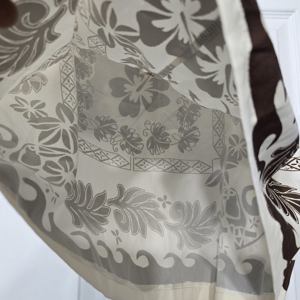 Brown and Cream Floral Skirt And TOP - Picture 5 of 13